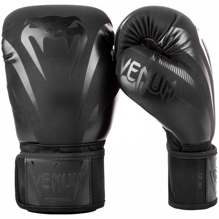 Боксови Ръкавици - Venum Impact Boxing Gloves - Black/Black​